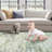 Modern Abstract Non Slip Washable Area Rug(Green)-221507575