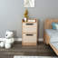 Meshonda 45cm W Manufactured Wood Bedside Table-44192493