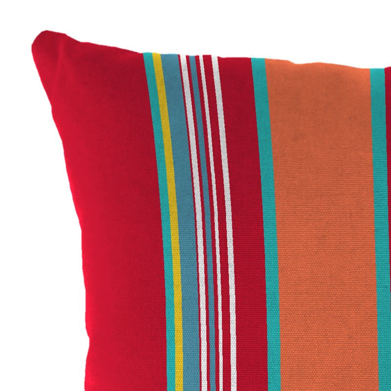 16" x 16" Outdoor Throw Pillow, Mulberry Red