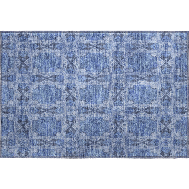 Premium Machine Washable Cerrito AMF564 Denim Rug