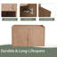 30 Inch Wall-Mounted Bathroom Vanity Base With Soft Closing Doors, Imitative Oak