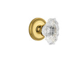 Grandeur Newport Rosette Double Dummy with Biarritz Crystal Door Knob