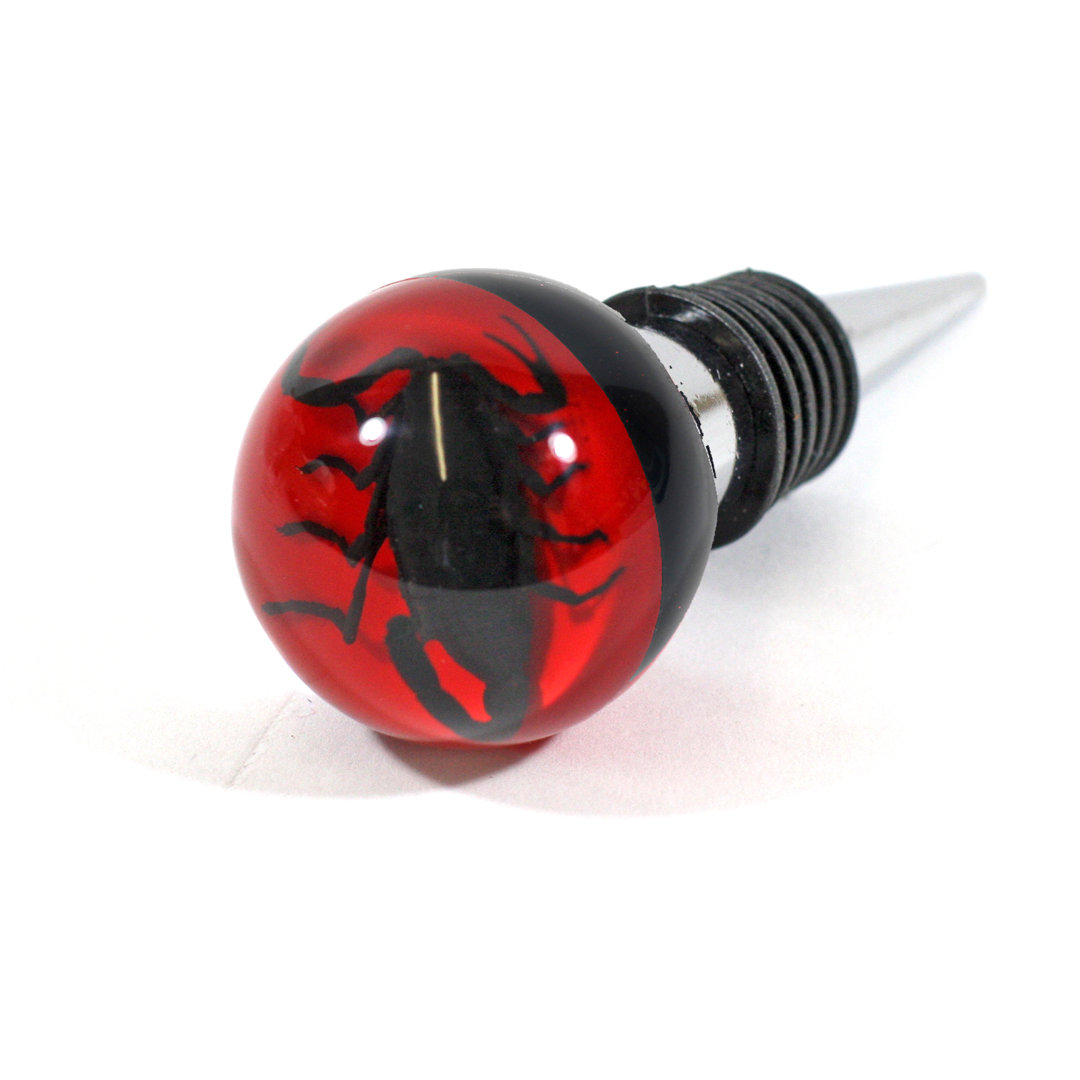 Real Scorpion Wine Bottle Stopper Trinx