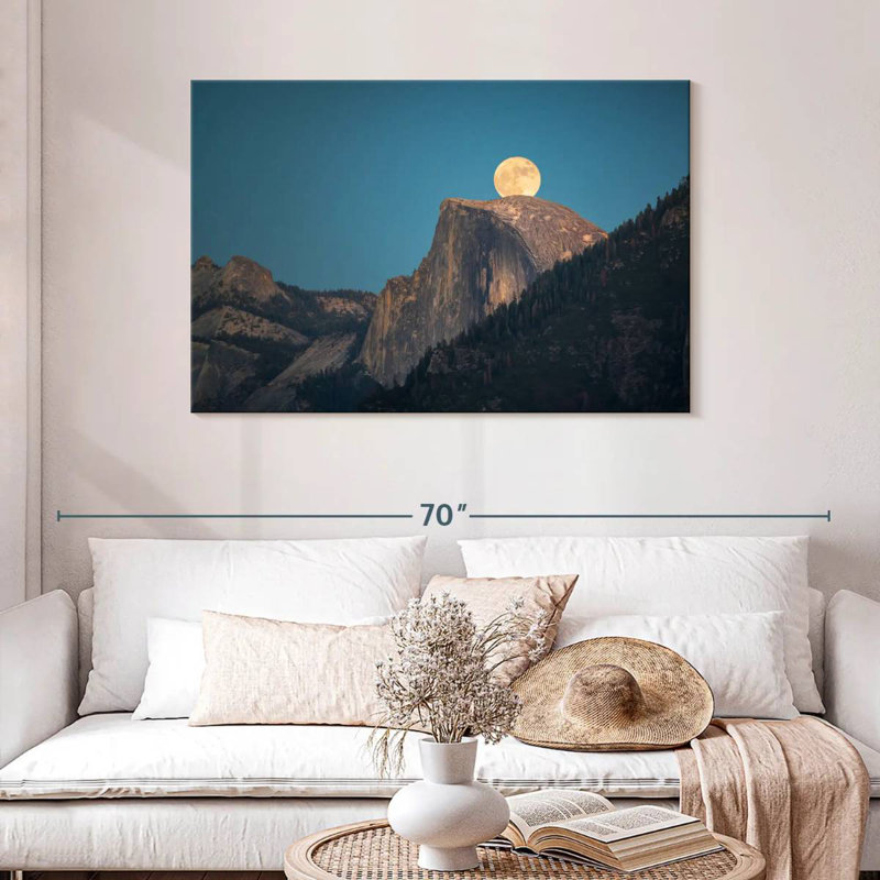 Oberle Half Dome Supermoon, 30" H x 45" W
