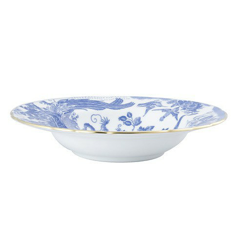 Aves Handmade Bone China Cereal Bowl, Blue