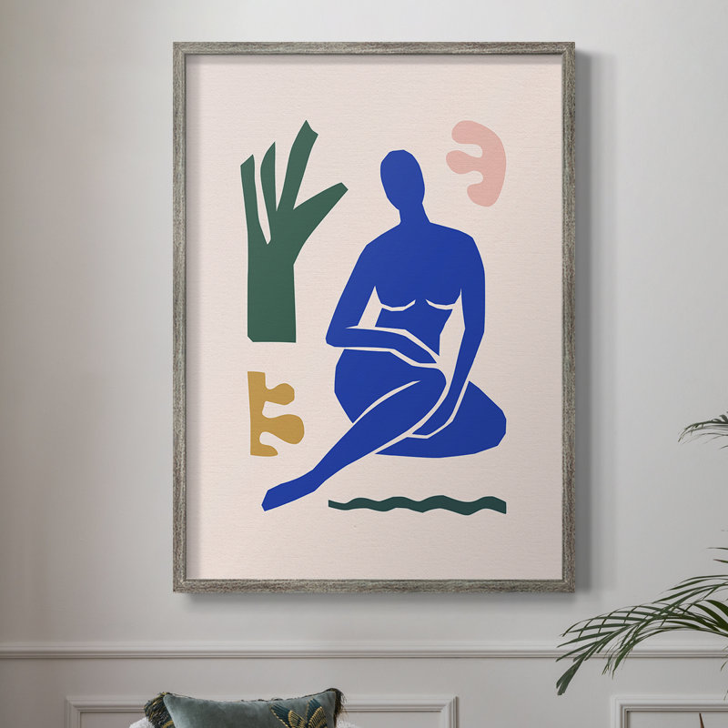 Matisse CDLXVII, reproduction d'art encadrée - bois massif, H 21 po x l 17 po