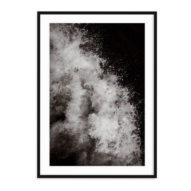 Sea Spray, Starboard - Picture Frame Photograph on Paper, Black Framed, 47" H x 33" W