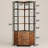 77.9" Tall Corner Bookshelf With 5-tier Open Display Shelves,  L-shaped Bookcase With Closed Storage Cabinet, Adjustable Foot, Anti-tip Device For Living Room, Office, Study