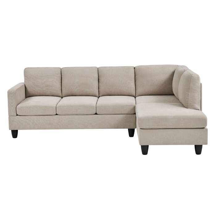 Mercury Row® Renner 2 - Piece Upholstered Sectional & Reviews | Wayfair