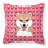 Coussin décoratif intérieur/extérieur schnauzer hearts