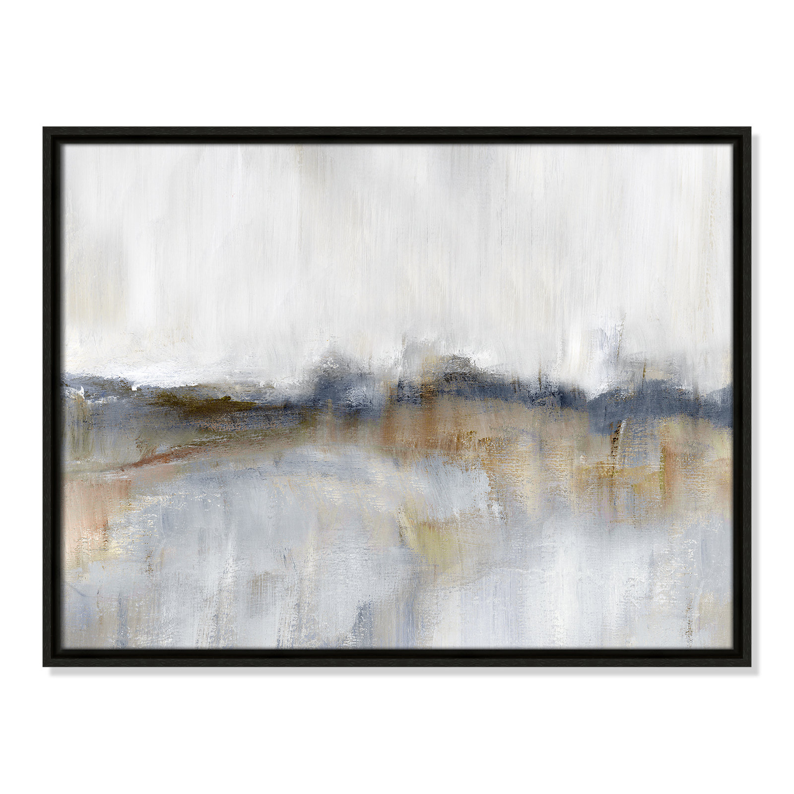 Autumnal Tide by Nan - Floater Frame Print on Canvas, 19.5" H x 25.5" W, Black