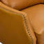 Fauteuil d'appoint rembourré en cuir véritable l 33,4 po-1005270700