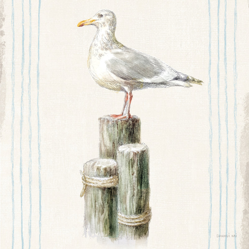 «Floursack Nautical XIII no Words» par Danhui Nai, reproduction d'art sur toile tendue, H 30 po x l 30 po