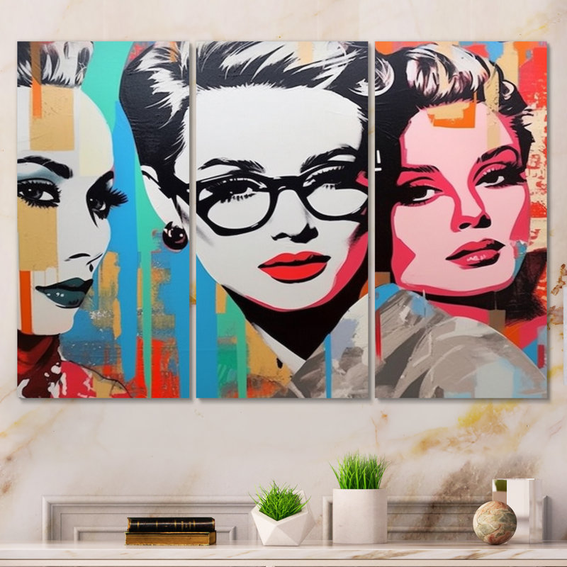 Ensemble de 3 décorations murales en métal