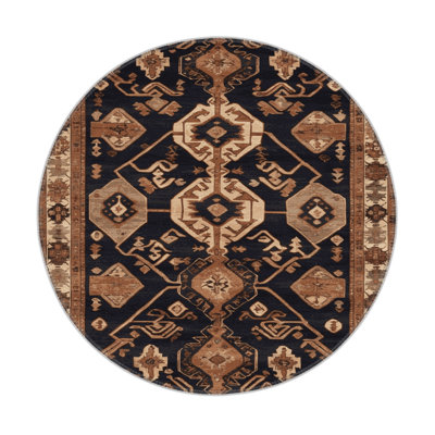 Tapis turc intérieur et extérieur brun