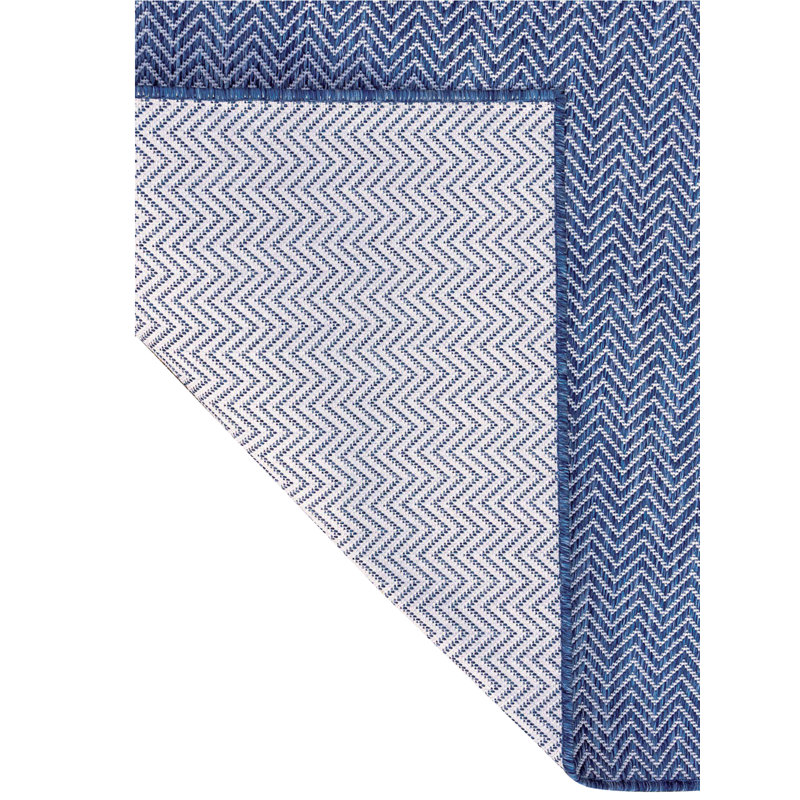 Rocsi Chevron Machine Made Indoor / Outdoor Area Rug, Rectangle 60 x 100cm