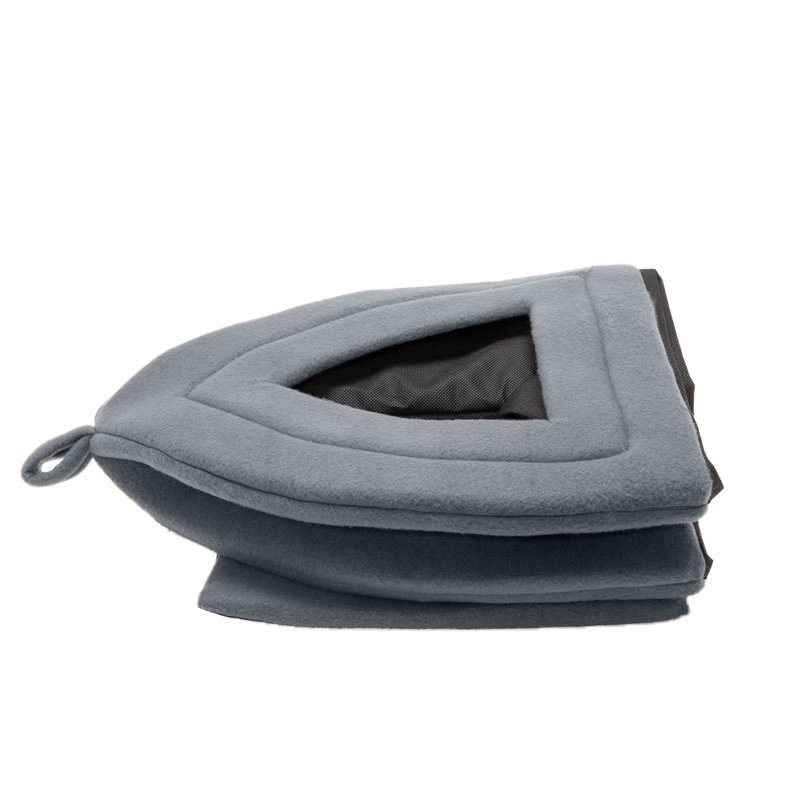 Fleece Nest Pet Bed, Heather Gray