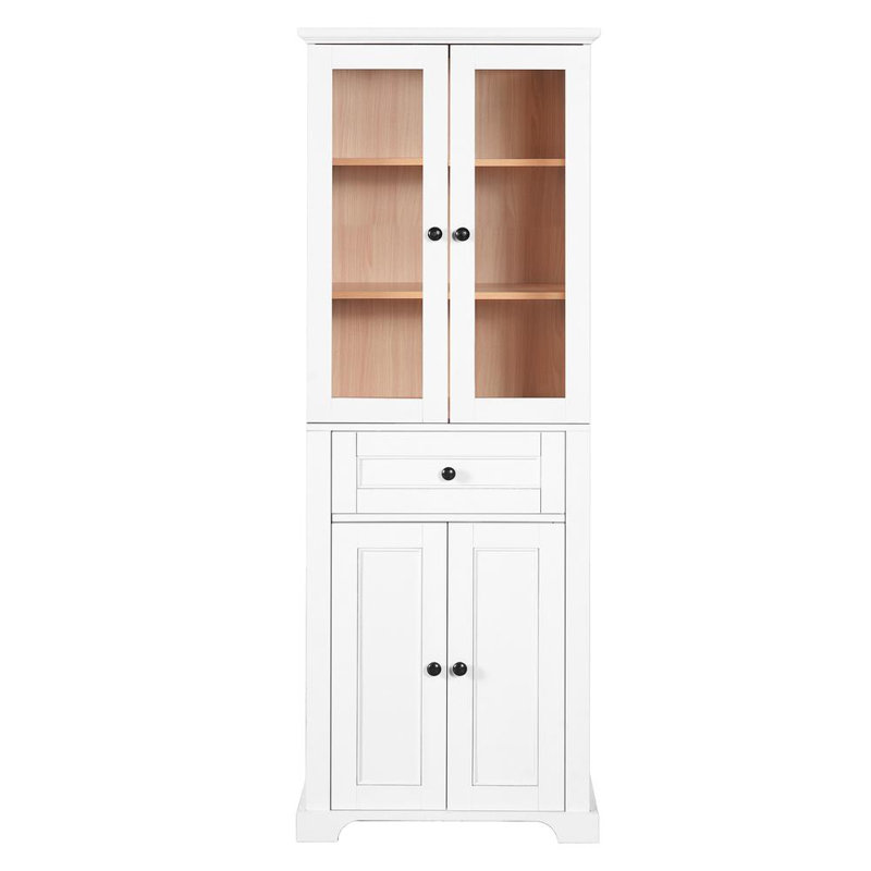 Elegant Bathroom Storage Cabinet, White