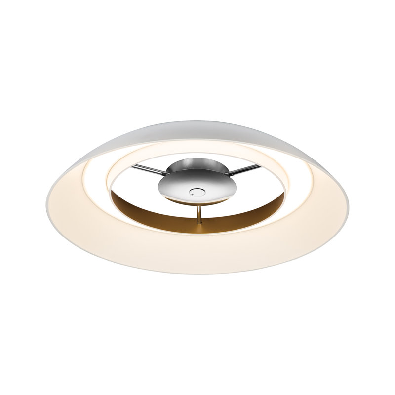Plafonnier encastré 1 lumière Ahsaad, H 5,67 po x l 30 po x P 30 po