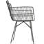 45cm H Cross Back Armchair