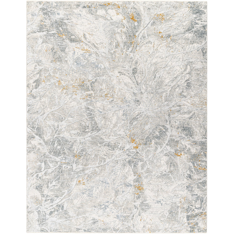 Indoor Rug, Rectangle 2'7" x 4', Floral