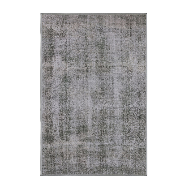 Tapis gris Cord, Rectangle 8 pi x 12 pi