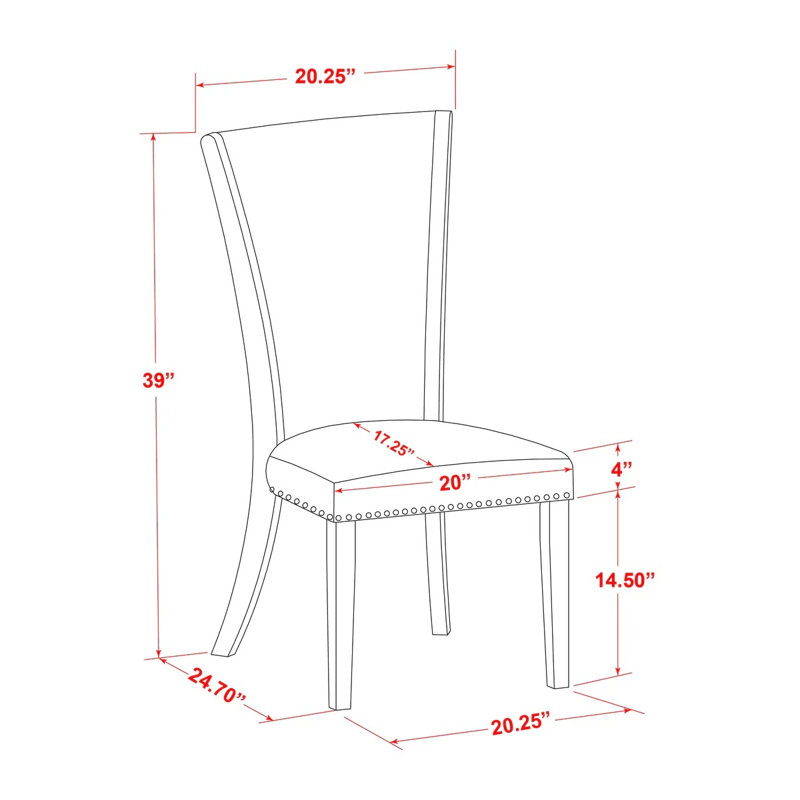 L'ensemble de table de salle à manger 9 pièces comprend une table et 8 chaises de salle à manger en tissu de lin noir avec dossier capitonné - Finition noyer antique