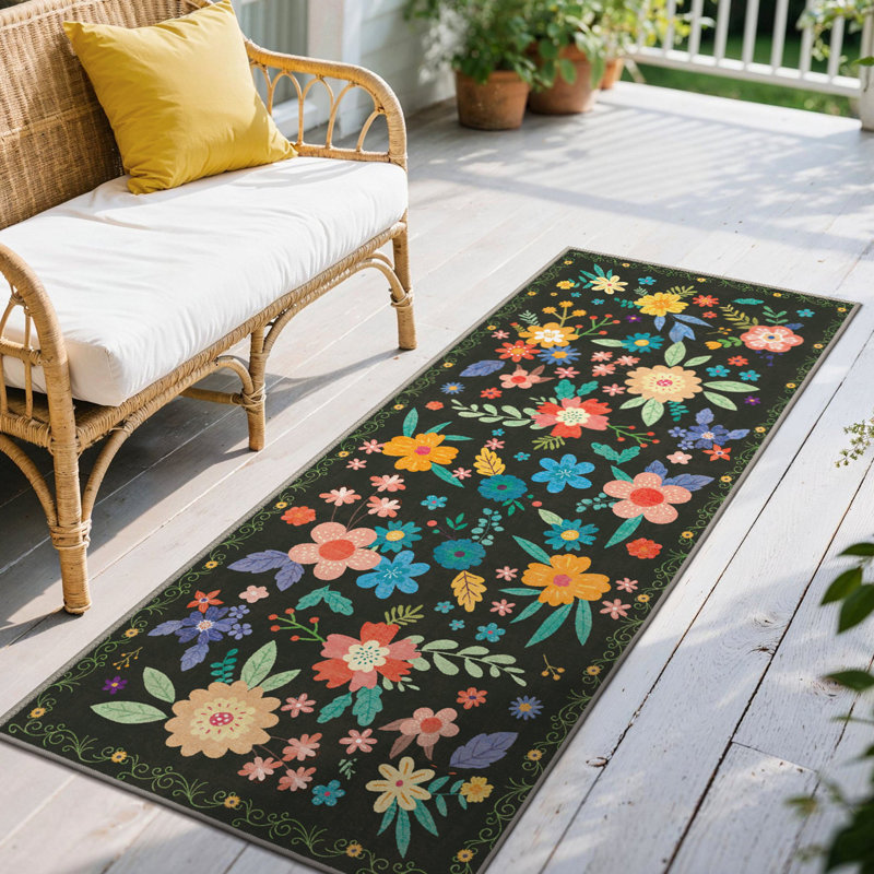 Tapis d'extérieur lavable Aloha, Tapis de couloir 2 pi x 10 pi
