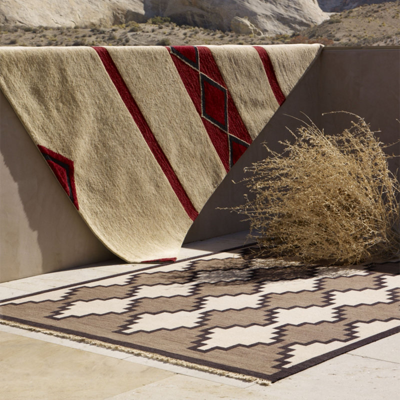 Great Plains Wool Geometric Area Rug in Maverick, Rectangle 10' x 14'