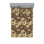 Jaune pâle, écru / floral