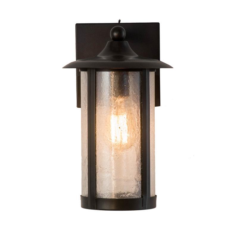 Fulton Prime 1 - Light Outdoor Wall Lantern, Mahogany Bronze, 13" H x 8" W x 10.25" D