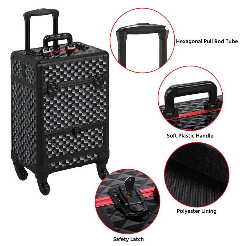 Pyburn 6 Compartment Makeup Organizer