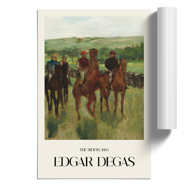 The Horse Riders by Edgar Degas - No Frame Print, 59cm H x 42cm W x 0.1cm D