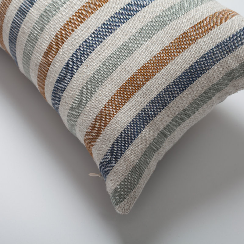 Shahzaib Striped Rectangular Lumbar Cushion