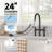 2-Handle Bridge Kitchen Faucet with Pull-Down Sprayer-112473680