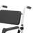 Heavy Duty Shower Chair With Wheels(U-Shape Seat)