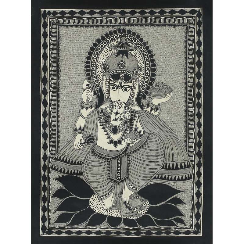 Ganesha? S Feast - Reproduction d'art graphique sur papier