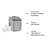 26 Lb.Daily Production Bullet Ice Countertop Ice Maker, Self-Cleaning Ice Makers-78609290