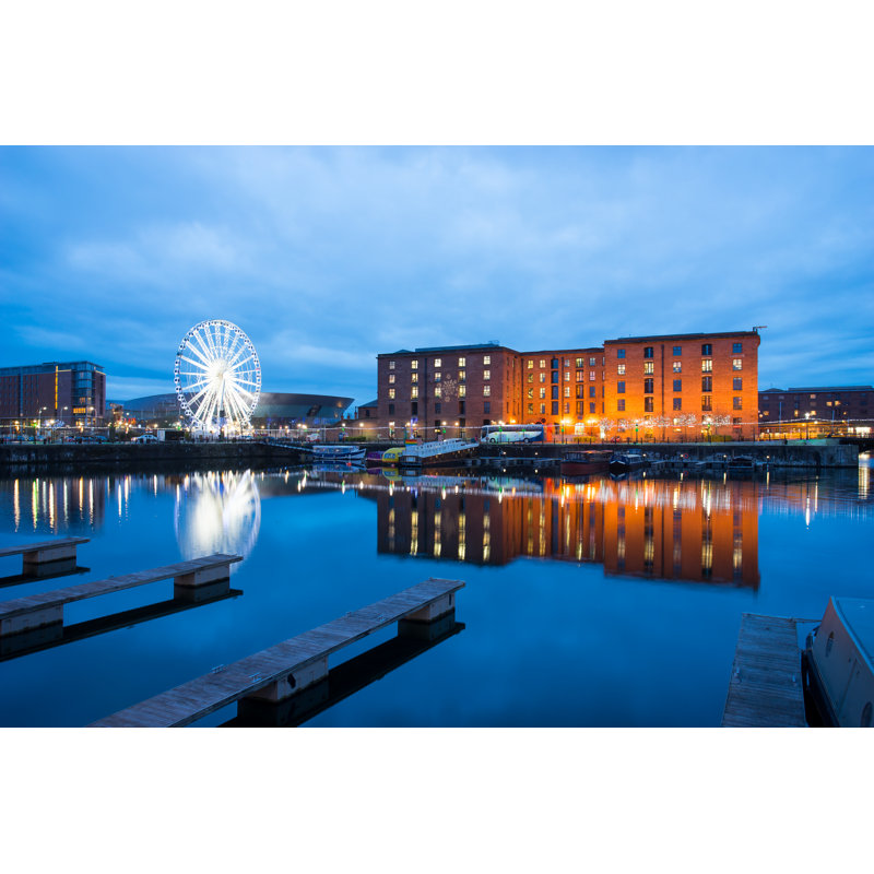 Liverpool, Albert Dock - Wrapped Canvas Print, 51cm H x 76cm W