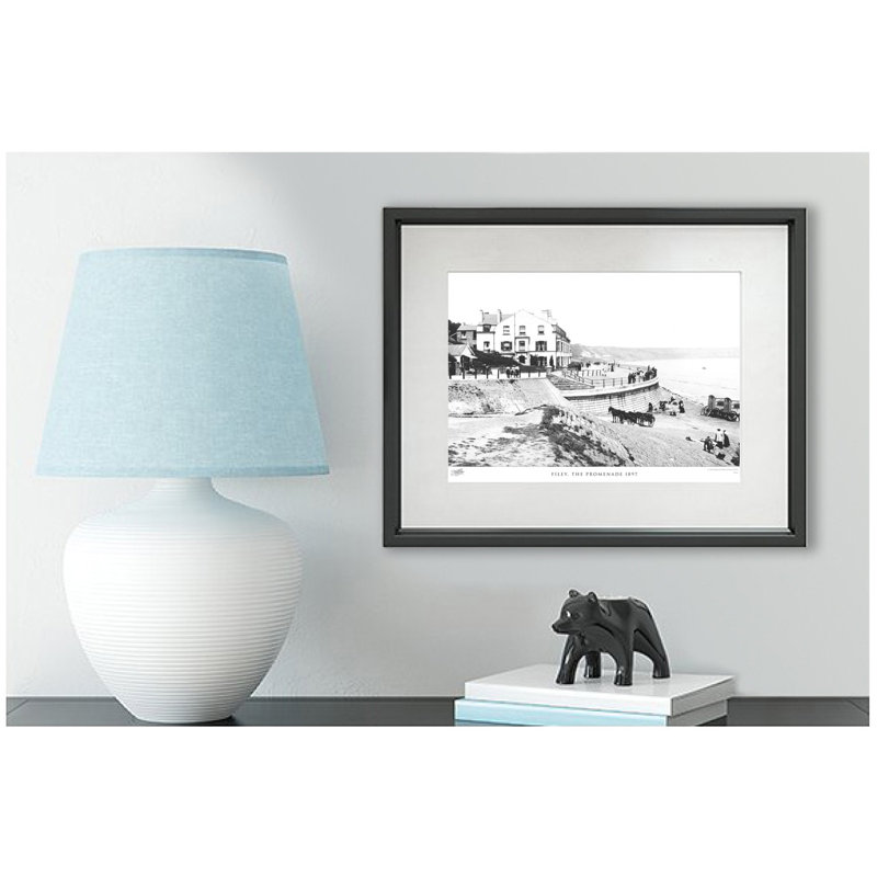 Filey, The Promenade 1897 - Single Picture Frame Print, 45cm H x 60cm W x 2.3cm D