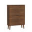 [60cm] Medieval Modern Independent Shoe Cabinet with 2 Flip Drawers