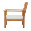 Chaise de patio avec coussins