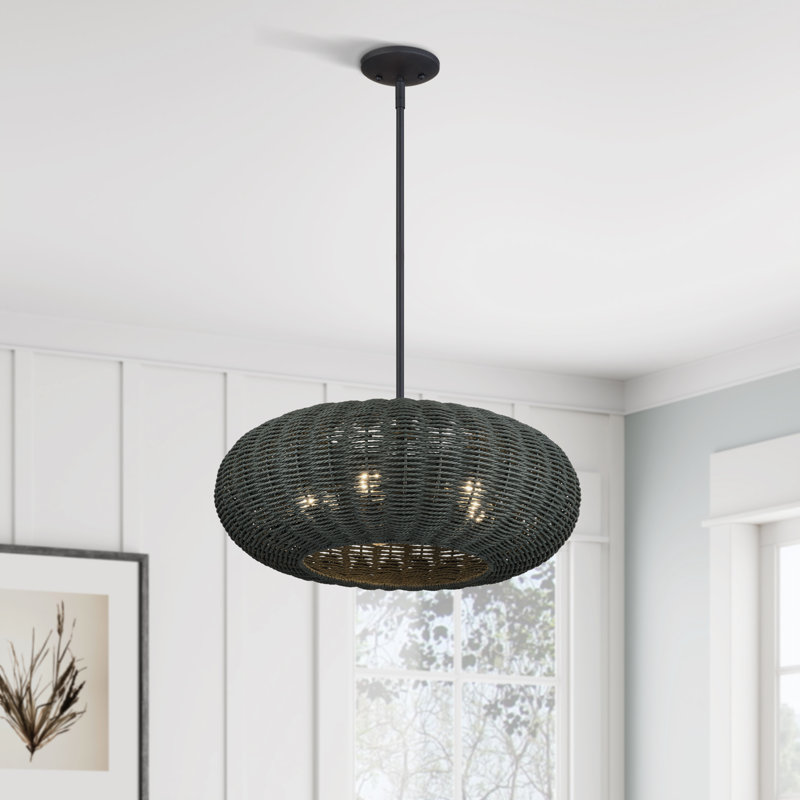 Lustre suspendu noir 5 lumières Albrechtice