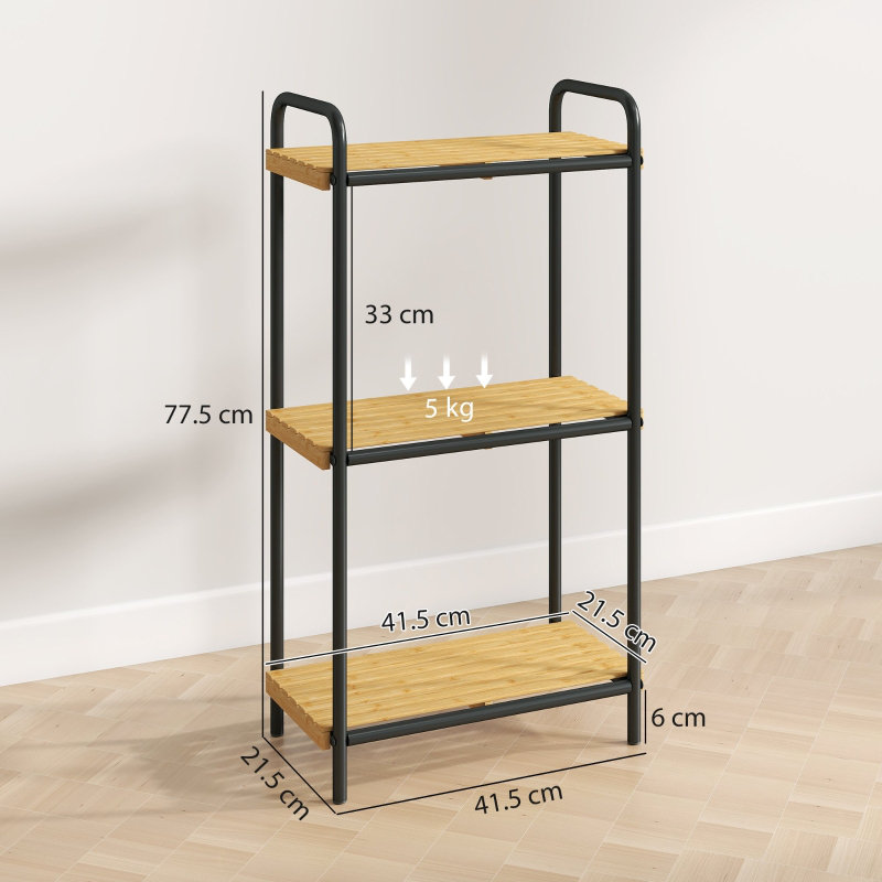 Bamboo Bathroom Shelves