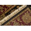 Hand-Knotted High-Quality Black and Red Area Rug
