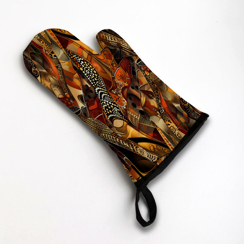 Glossy Threads Oven Mitt Cotton Twill