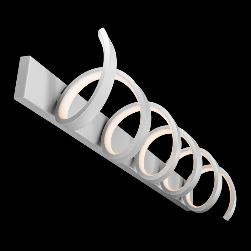 1 - Light LED Vanity Light, Titanium