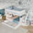 Keaire Staircase Bunk Bed with Storage Drawer and Twin Trundle-956346984-956346987