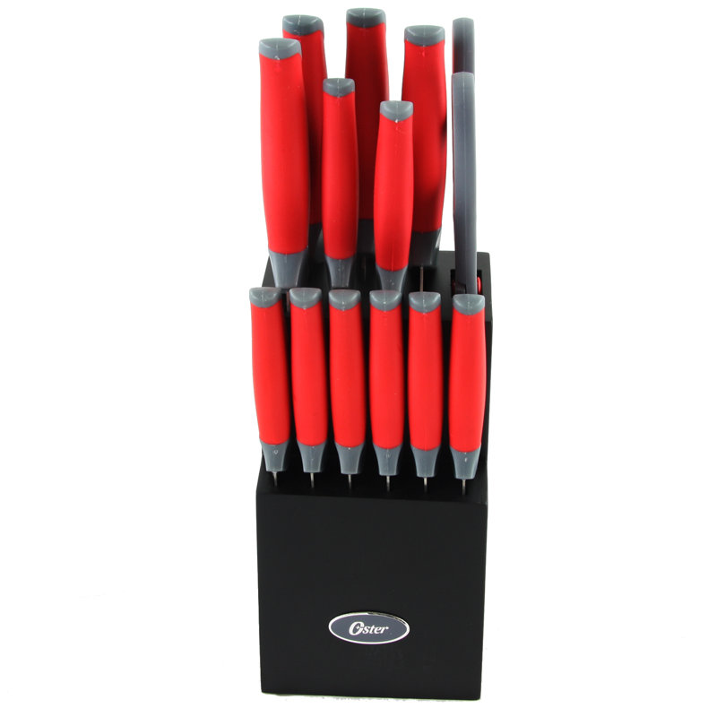 Oster Lindbergh 14 Piece Block Set, Red