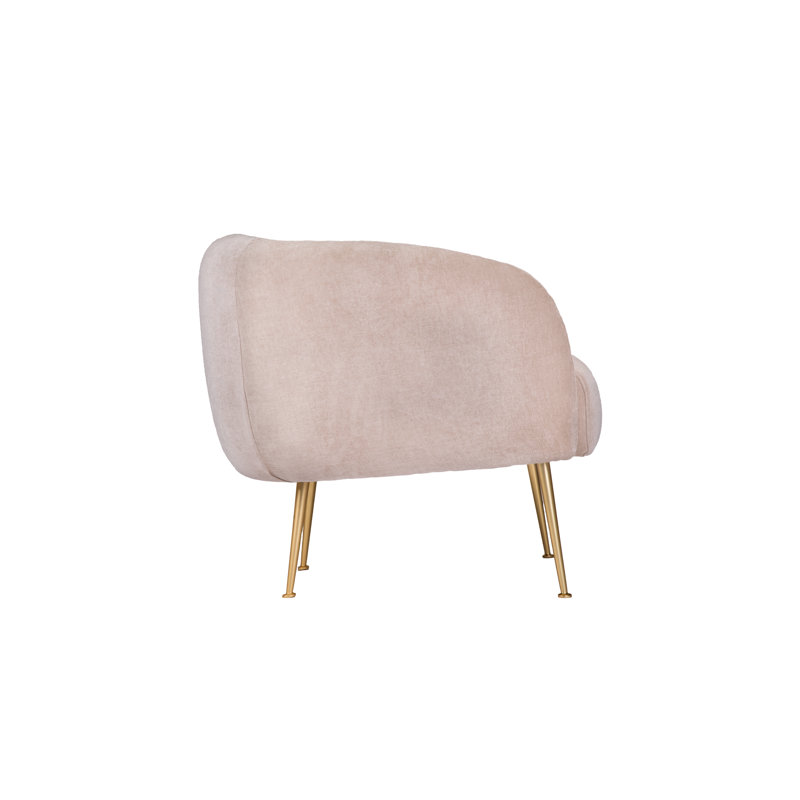 Fauteuil en polyester 33 po de large, Beige Natural